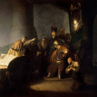 【9】銀貨30枚を返すユダ